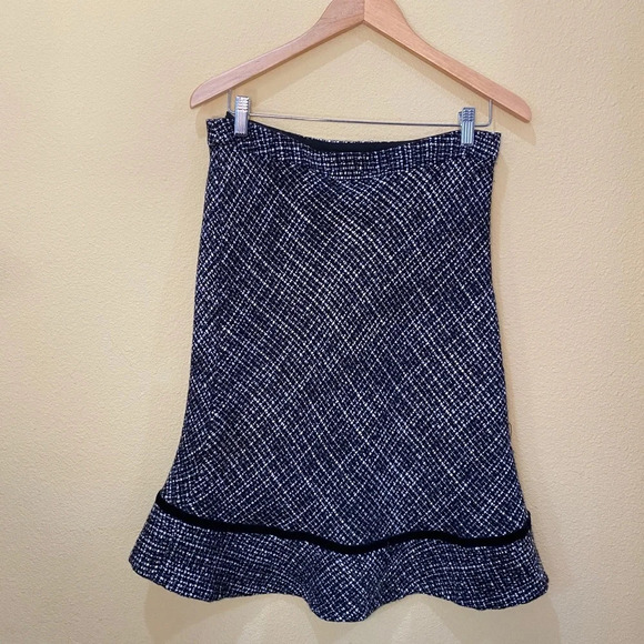 GAP Vintage Tweed Preppy Skirt -size 8 - Picture 3 of 4